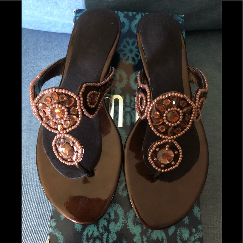 Impo Bronze Color Sandals